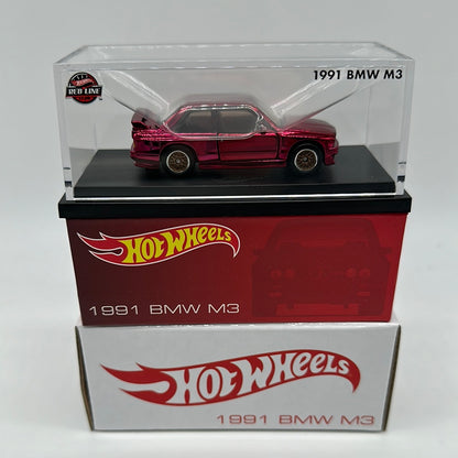 Hot Wheels RLC Red Line Club - 2023 Release - Red 1991 BMW M3