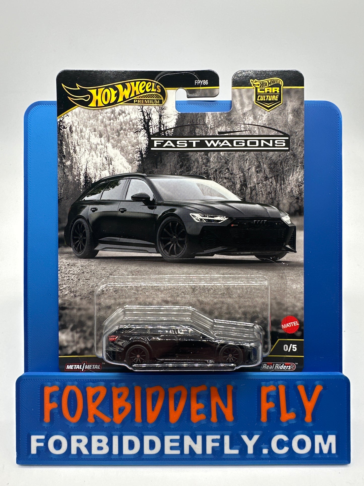 Hot Wheels Car Culture Premium - 2025 Fast Wagons Single - #0/5 Chase - Audi RS 6 Avant