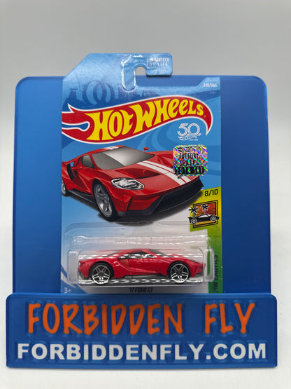 Hot Wheels Mainline - Factory Stickered 2018 - ‘17 Ford GT - Lot Of 2