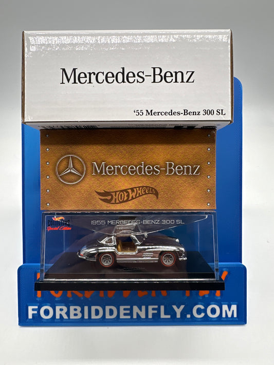 Hot Wheels RLC Red Line Club Release - Chrome ‘55 Mercedes-Benz 300 SL