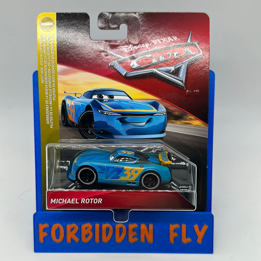 Disney Pixar Cars Movie - Next Gen Piston Cup Racers Series - #39 Michael Rotor (Viewzeen)