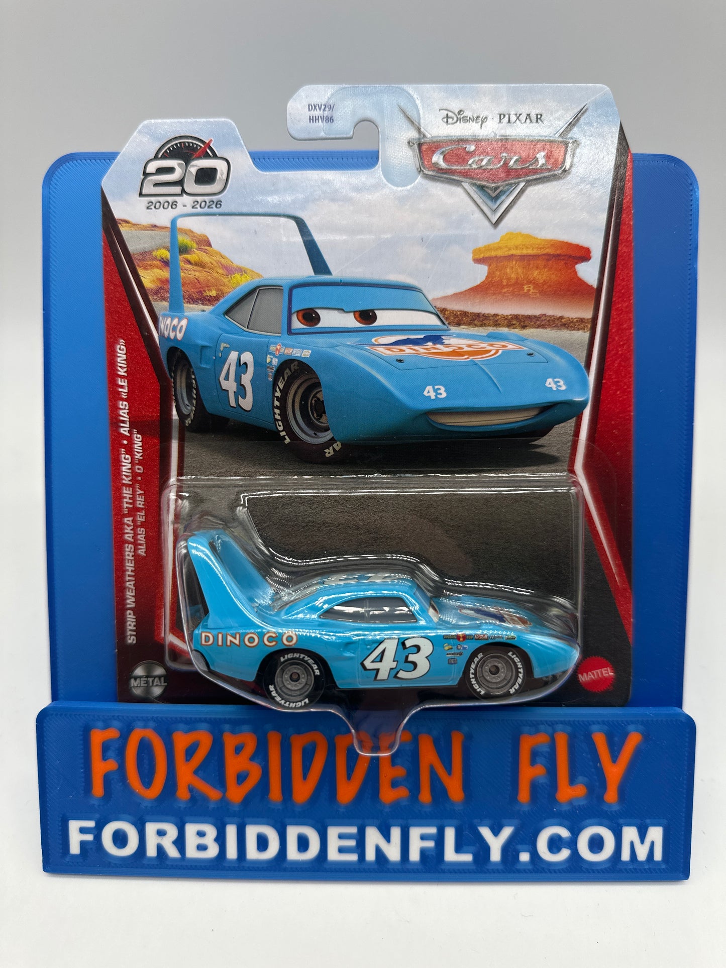 Disney Pixar Cars Movie - 20 Year Anniversary Release - Strip Weathers aka “The King”