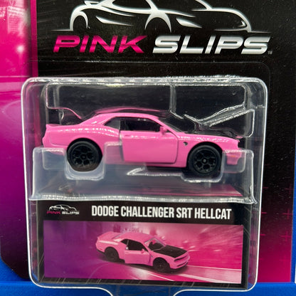 Jada 1:64 Scale - Pink Slips Series - Dodge Challenger SRT Hellcat - Pink