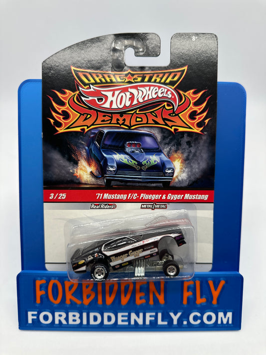 Hot Wheels Vintage Drag Strip Demons Series - #3/25 - ‘71 Mustang F/C - Plueger & Gyger Mustang