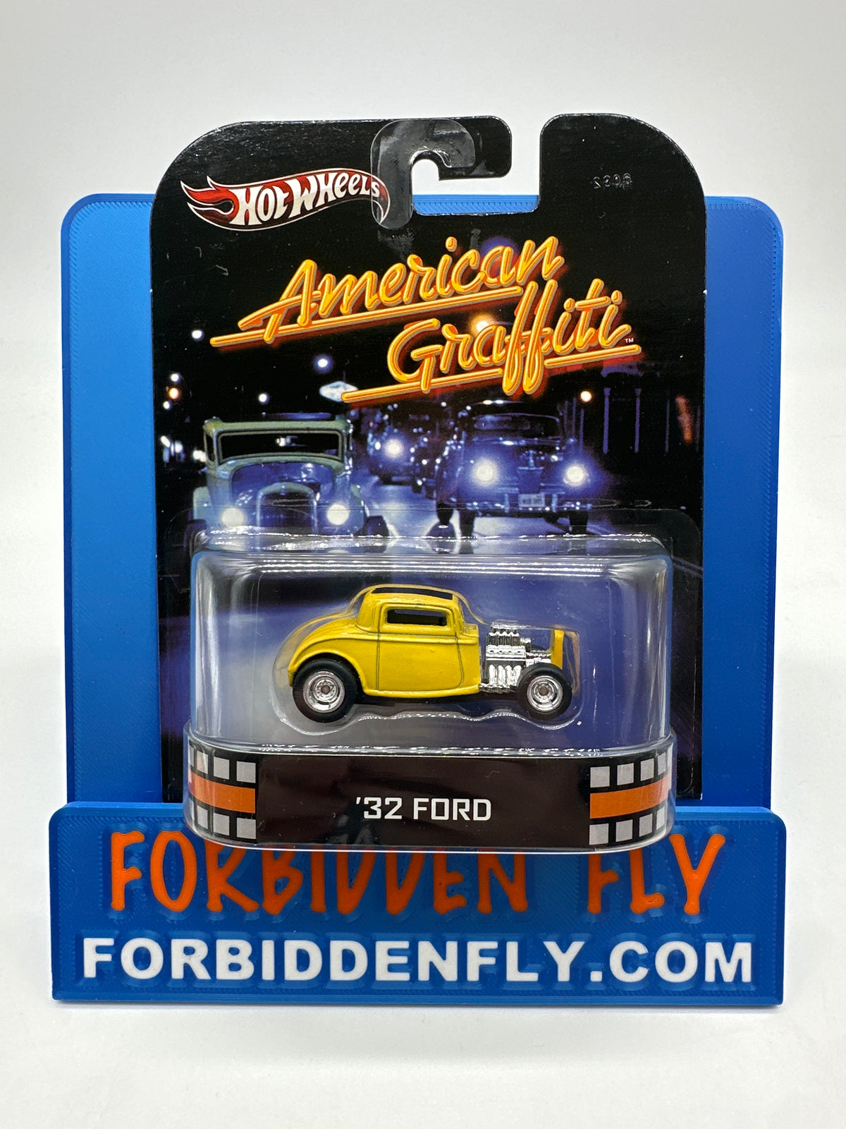 Hot Wheels 2013 Retro Entertainment Premium Single - American Graffiti ‘32 Ford (Movie Reel Packaging)