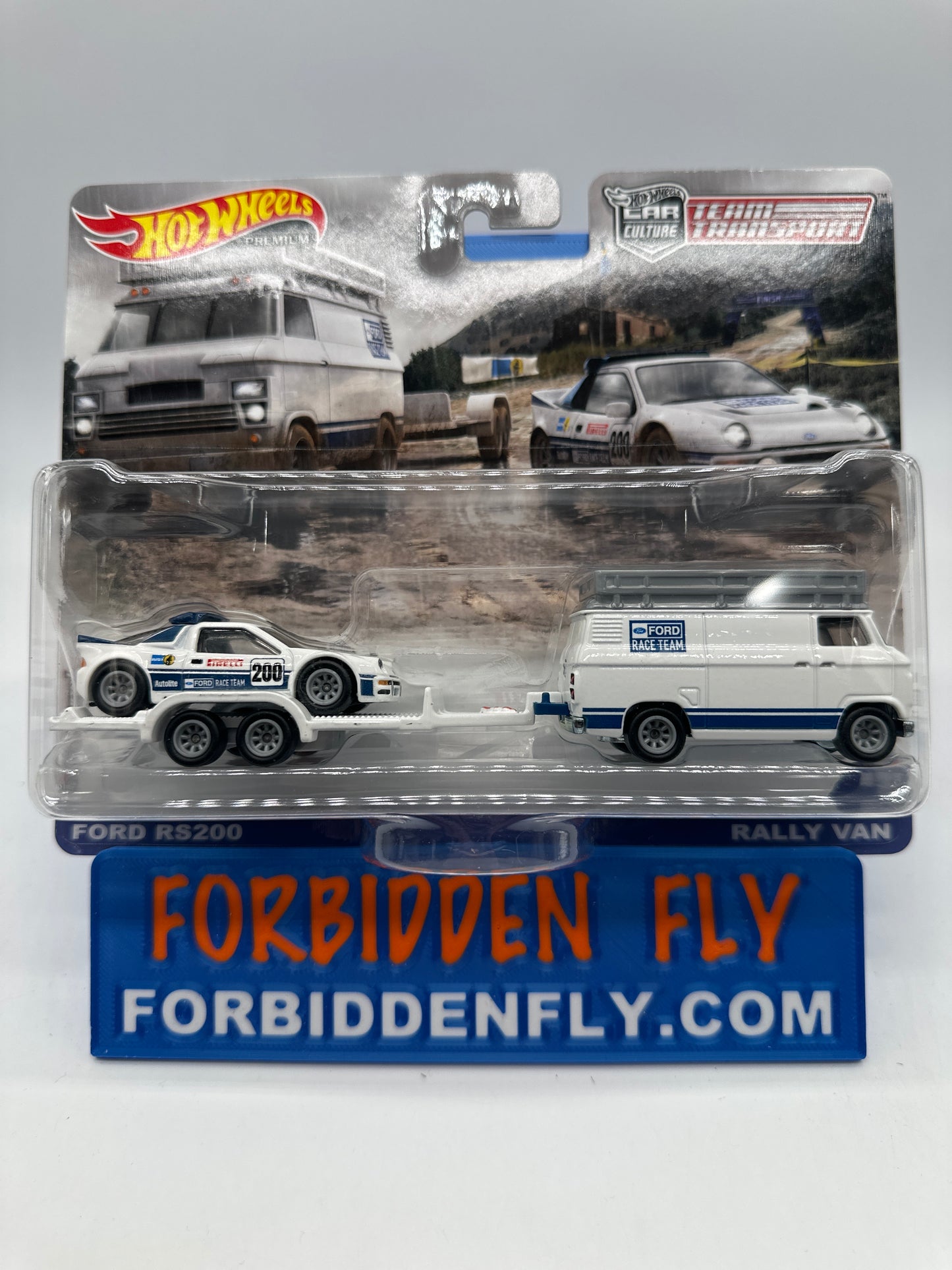 Hot Wheels Car Culture Team Transport - #33 - Ford RS200 & Rally Van