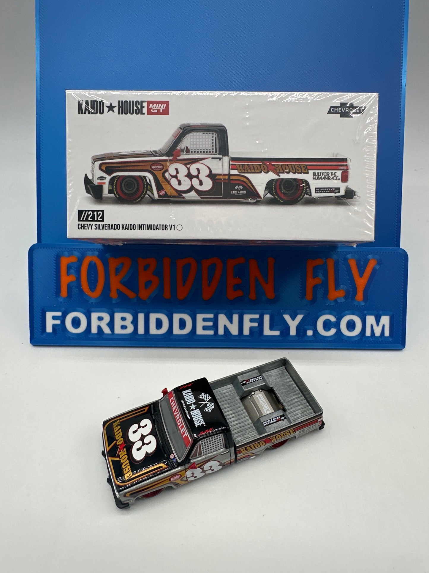 Kaido House (x MiniGT) - Raw Chase #212 - Chevy Silverado Kaido Intimidator V1