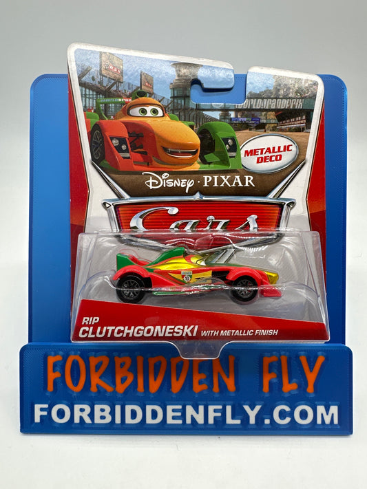 Disney Pixar Cars Movie - Metallic Deco Card - WGP Rip Clutchgoneski with Metallic Finish