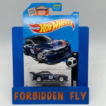 Hot Wheels 2016 Super Treasure Hunt - Blue BMW Z4 M Motorsport