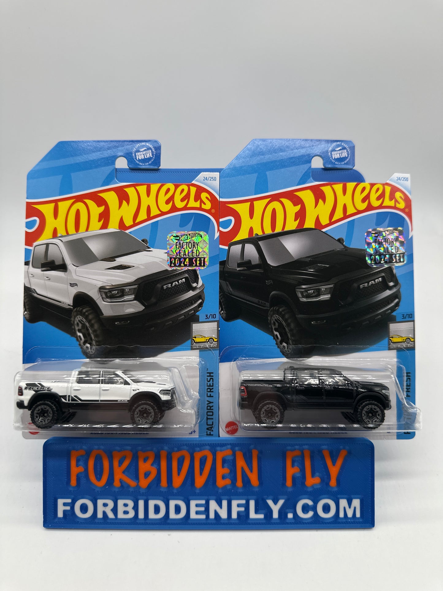 Hot Wheels Mainline - Factory Stickered 2024 - 2020 Ram 1500 Rebel - Lot Of 2