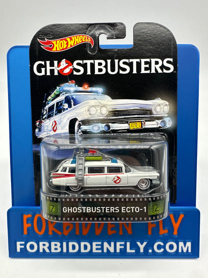 Hot Wheels 2016 Retro Entertainment Premium Single - Ghostbusters Movie Ecto-1 (Movie Reel Packaging)