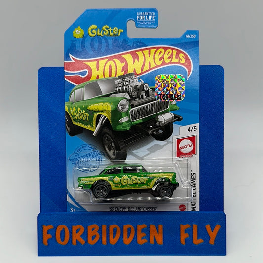 Hot Wheels Mainline - Factory Stickered 2021 - Guster ‘55 Chevy Bel Air Gasser