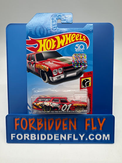 Hot Wheels Mainline - Factory Stickered 2018 - Daredevils ‘70 Chevelle SS Wagon  - Lot Of 4
