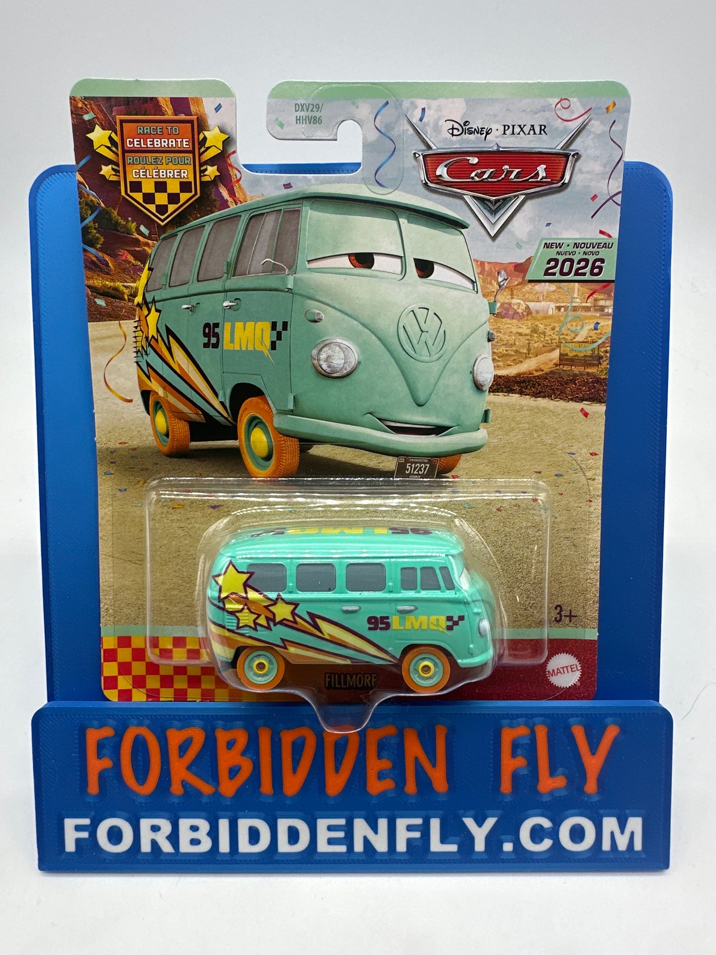 Disney Pixar Cars Movie - 20 Year Anniversary Release - Race to Celebrate Fillmore