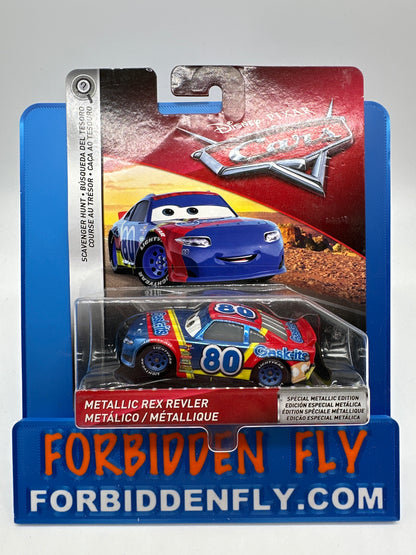 Disney Pixar Cars Movie - Scavenger Hunt Chase - Metallic Rex Revler