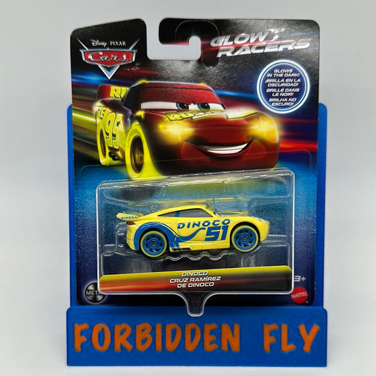 Disney Pixar Cars Movie - Glow Racers Series - Dinoco Cruz Ramirez