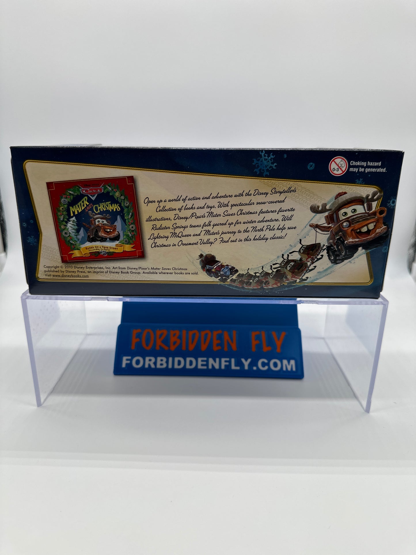 Disney Pixar Cars Movie - Mater Saves Christmas (Three) 3 Pack - Santa Car, Whee-Hoo Winter Mater And Holiday Hotshot Lightning McQueen