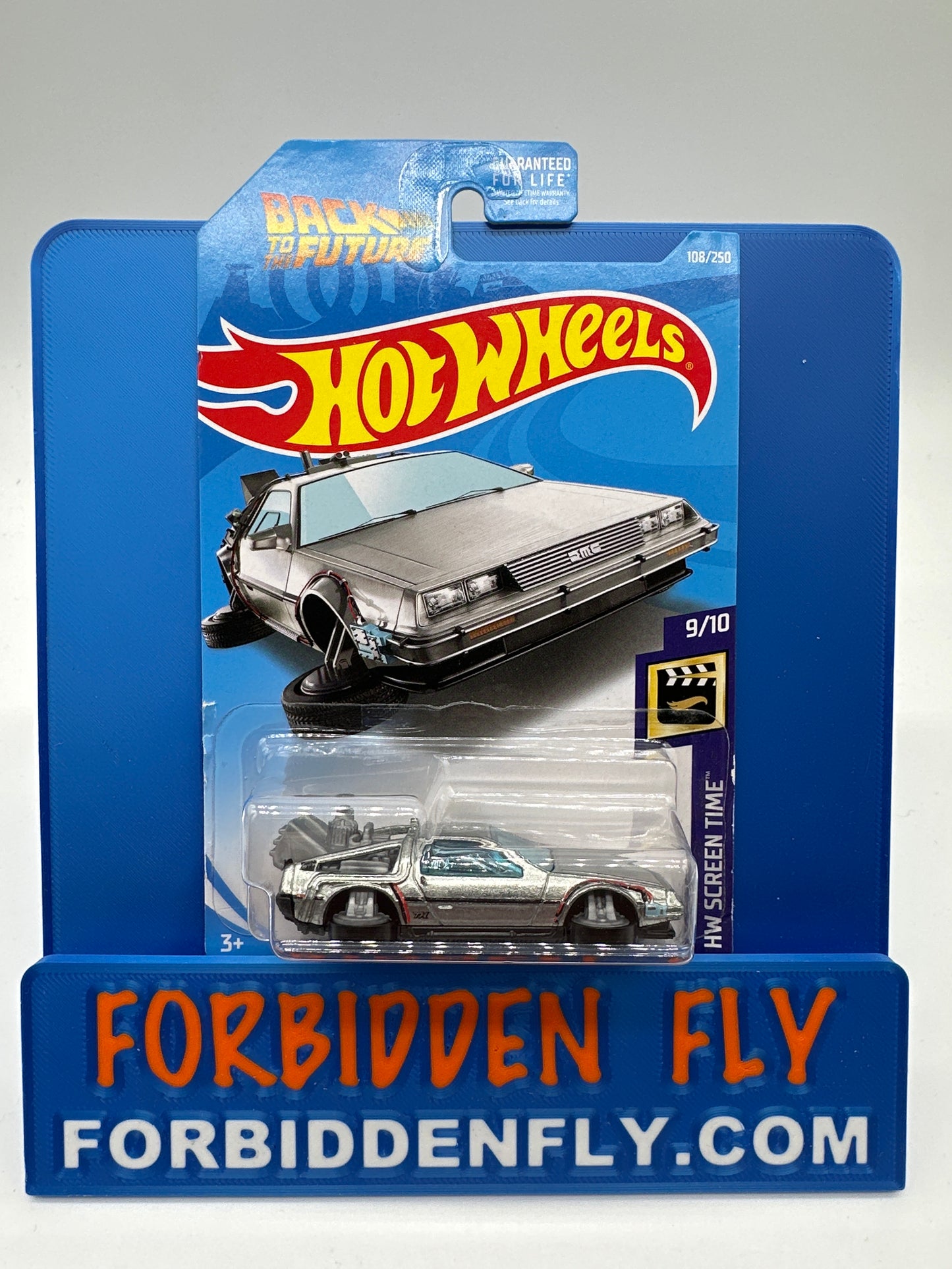 Hot Wheels 2019 Super Treasure Hunt - Back to the Future Time Machine (Delorean) - Hover Mode