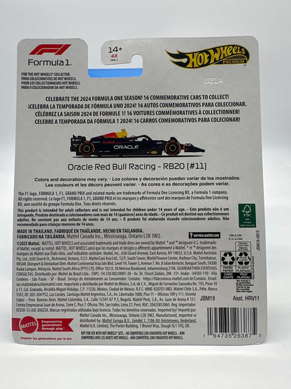 Hot Wheels 2025 Formula 1 Premium Series - Oracle Red Bull Racing #11 - Sergio Perez