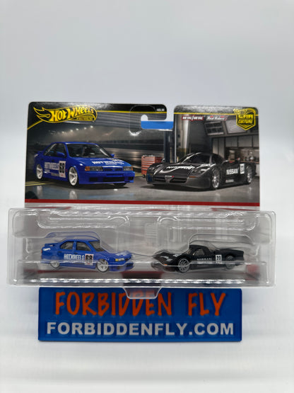 Hot Wheels Car Culture - Target Exclusive Premium 2 Pack - ‘94 Nissan Primera & Nissan R390 GT1