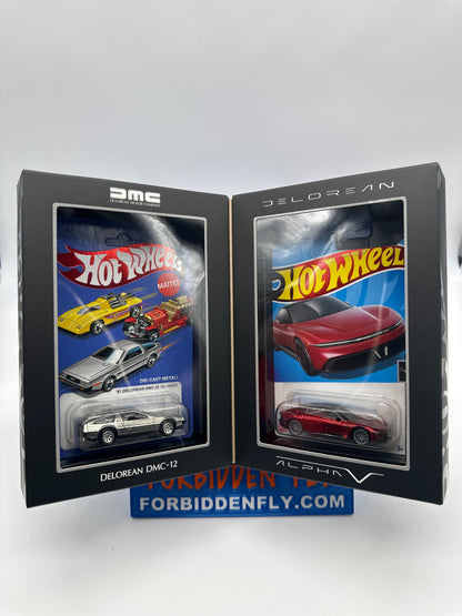 Hot Wheels RLC Red Line Club - 2023 Release - DeLorean DMC-12 & Alpha5