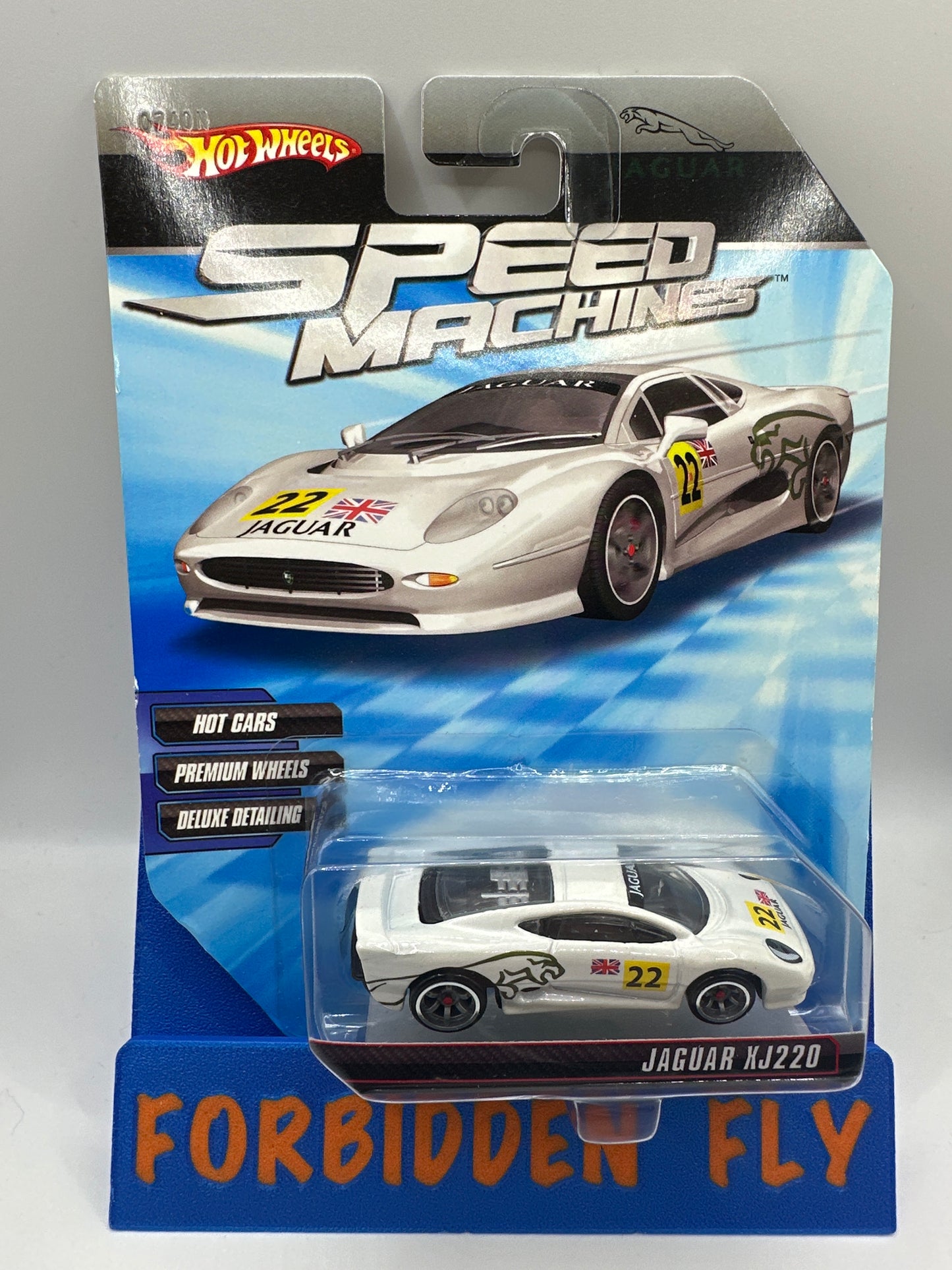 Hot Wheels Premium 2012 Speed Machines Series Single - White Jaguar XJ220