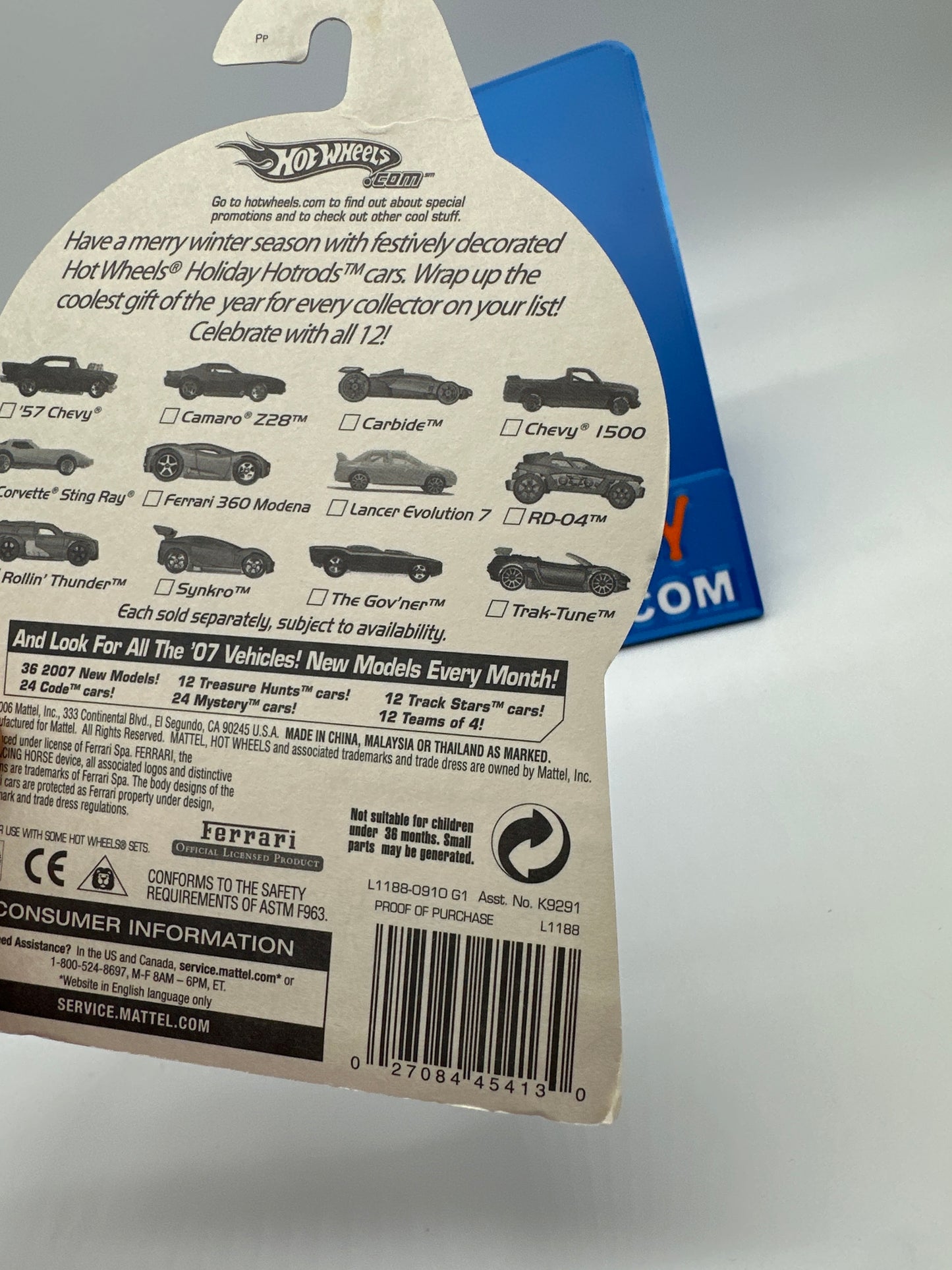 Hot Wheels - Wal Mart Exclusive 2006 Holiday Hot Rods Series - Complete Set of 12