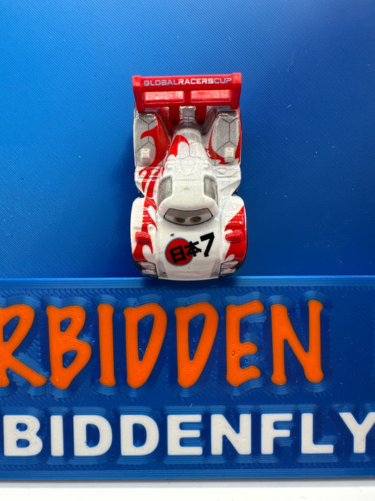 Disney Pixar Cars Movie Metal Mini Racers - 2025 Series 2 - GRC Shu Todoroki (Loose)