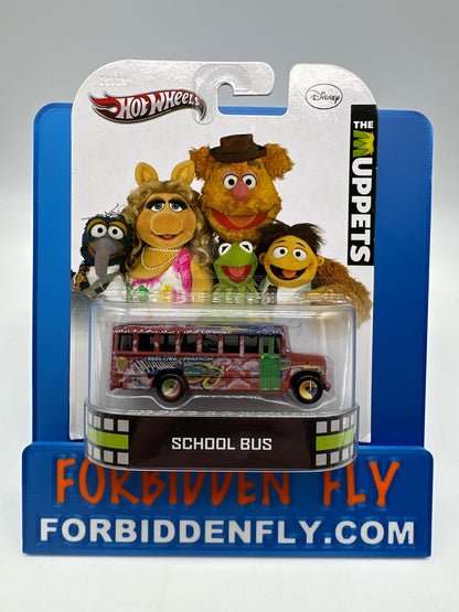 Hot Wheels 2013 Retro Entertainment Premium Single - The Muppets School Bus - (Movie Reel Packaging)