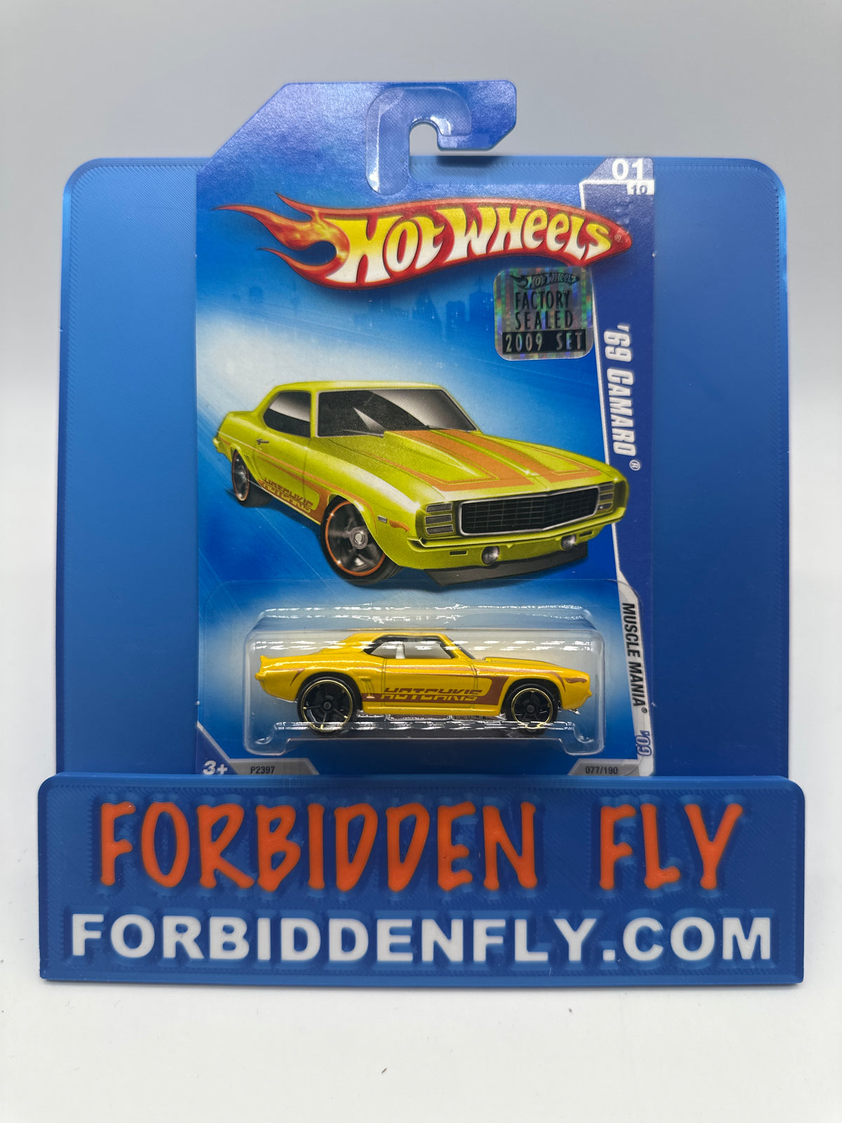 Hot Wheels Mainline - 2009 Factory Stickered - Muscle Mania Series - ‘69 Camaro - Lot Of 3