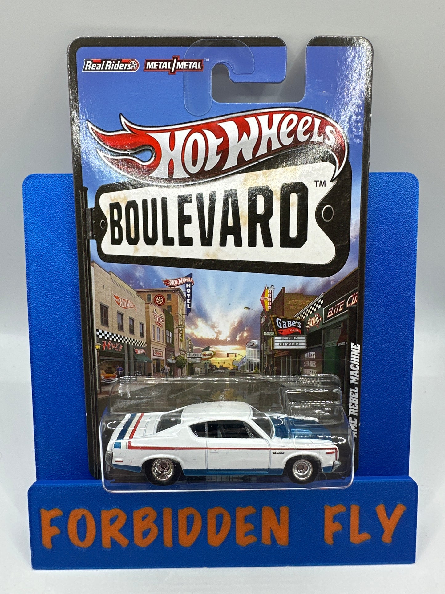 Hot Wheels Premium 2012 Boulevard Series Single - Legends - AMC Rebel Machine