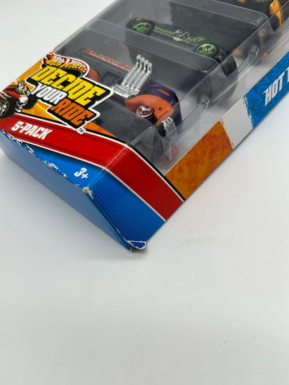 Hot Wheels 5 Pack - 2013 Decide Your Ride w/ Bone Shaker