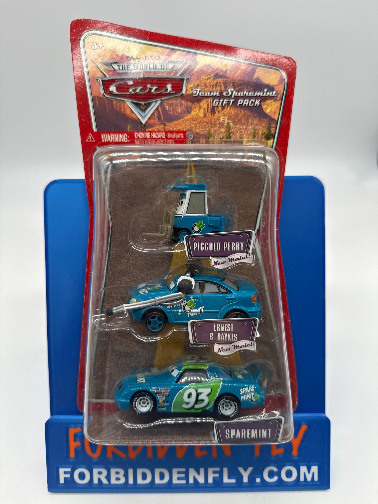 Disney Pixar Cars Movie - World of Cars Series - Team Sparemint Gift Pack 3 Pack