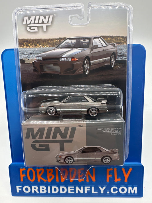 Mini GT #971 - Nissan Skyline (R32) - Veilside Combat C1 - Combat Grey - Regular Version
