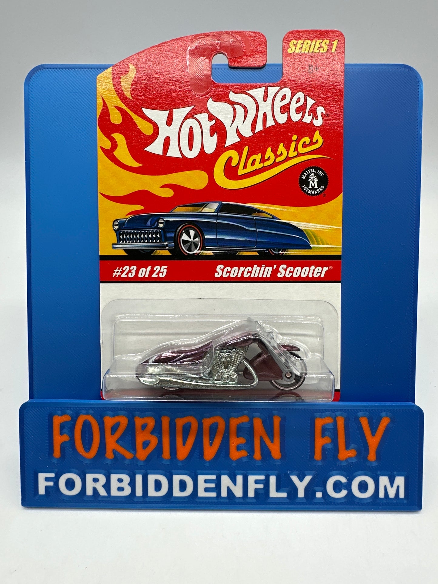 Hot Wheels Classics - Series 1 #23 of 25 - Purple Scorchin’ Scooter