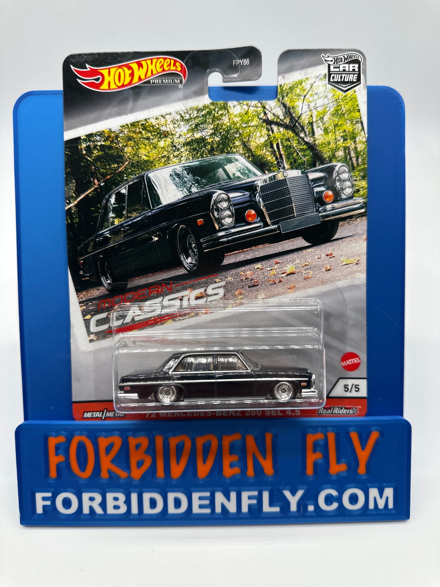 Hot Wheels Car Culture Premium - Modern Classics 2020 Series 2 Single - # 5/5 - ‘72 Mercedes-Benz 280 SEL 4.5