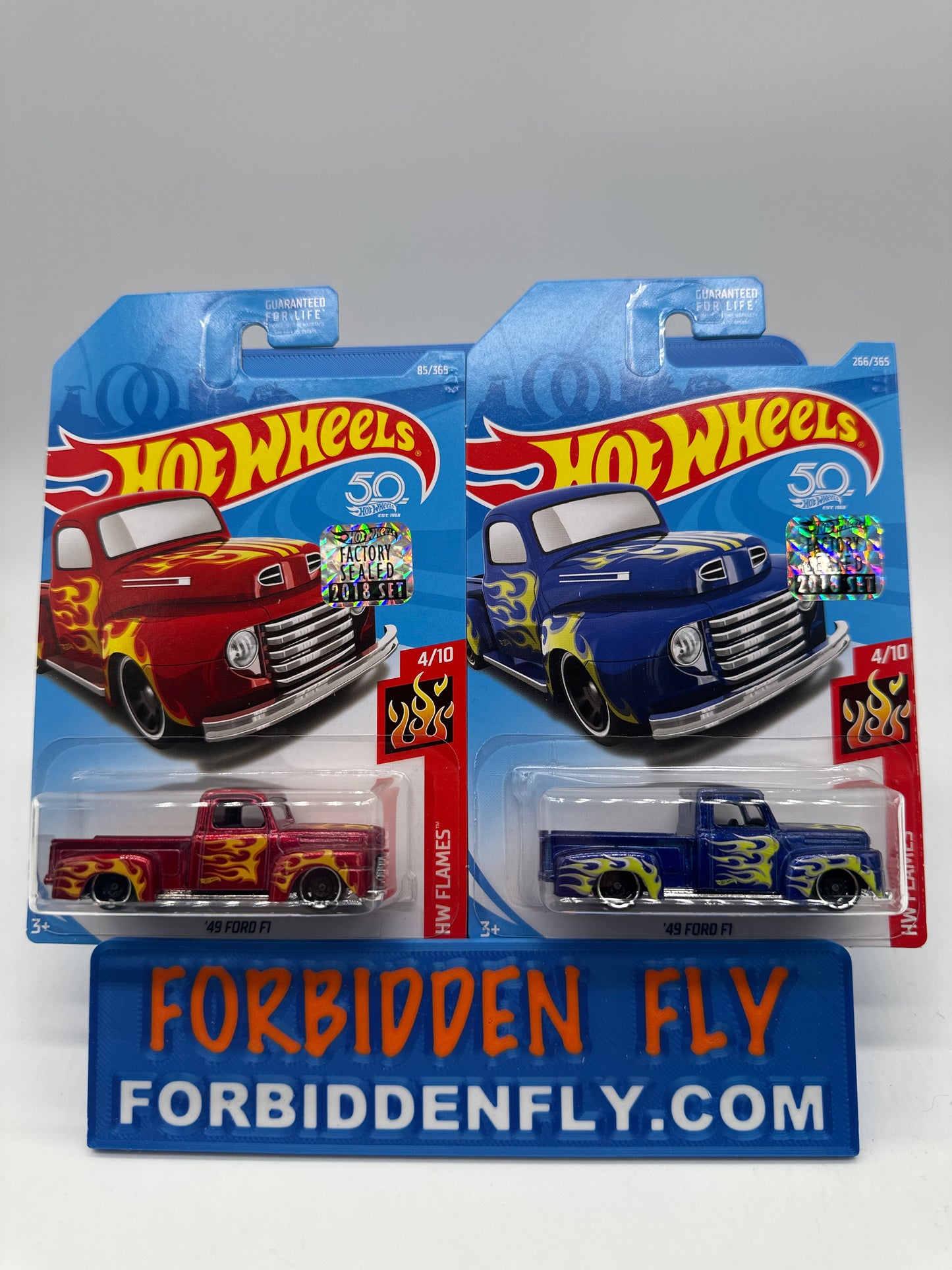 Hot Wheels Mainline - Factory Stickered 2018 - ‘49 Ford F1 - Lot Of 2