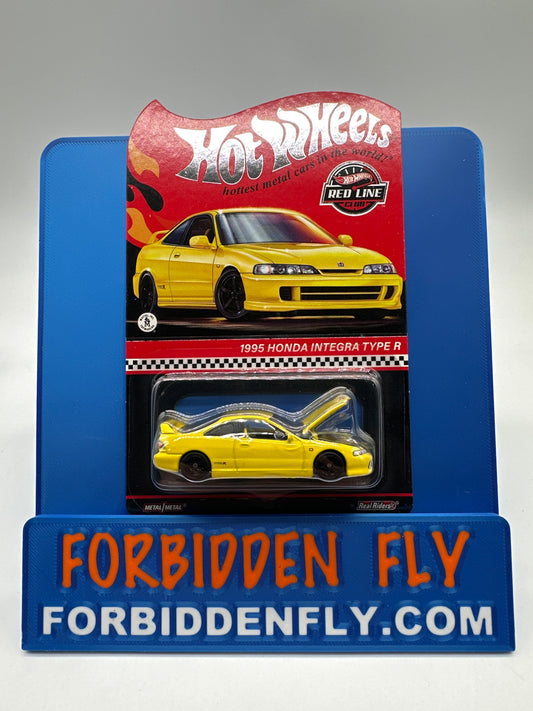 Hot Wheels RLC Red Line Club Release - 1995 Honda Integra Type R - Yellow