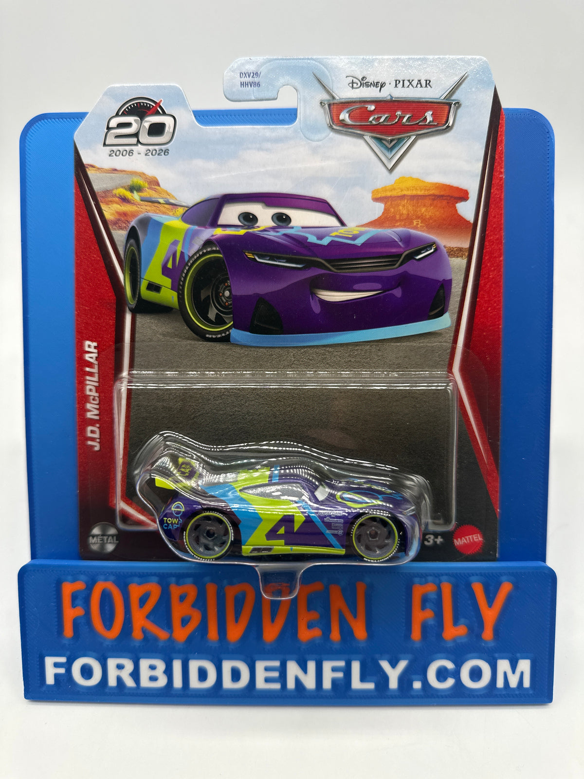 Disney Pixar Cars Movie - 20 Year Anniversary Release - J.D. McPillar (Next Gen Racer #4 Tow Cap)