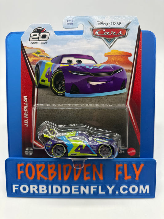 Disney Pixar Cars Movie - 20 Year Anniversary Release - J.D. McPillar (Next Gen Racer #4 Tow Cap)