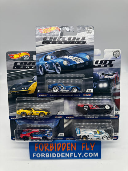Hot Wheels Car Culture - Circuit Legends 2018 - Premium Set of 5