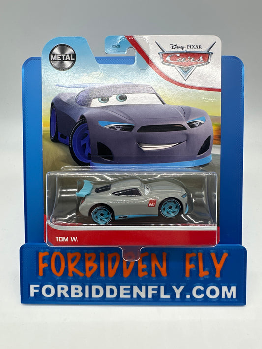 Disney Pixar Cars Movie - Metal Logo Card Release - Next Gen Trainee Tom W (#061 Light Blue)