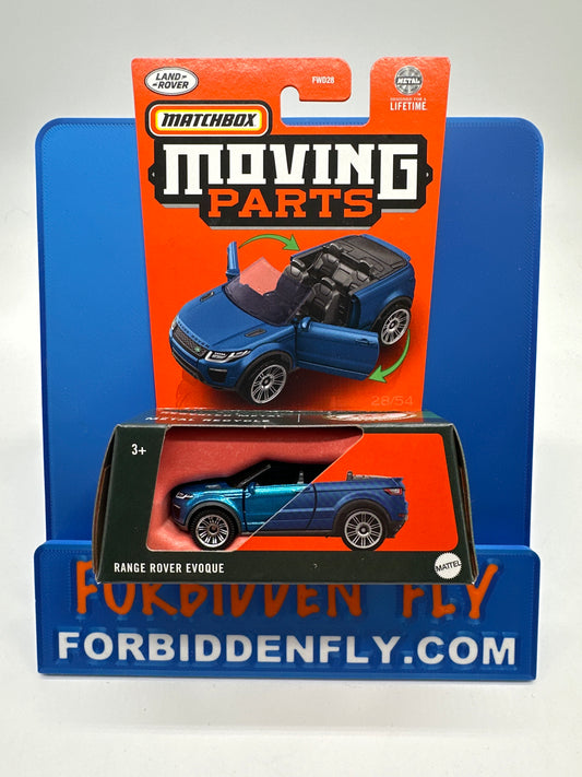 Matchbox Collectors Moving Parts Series - Range Rover Evoque - Blue