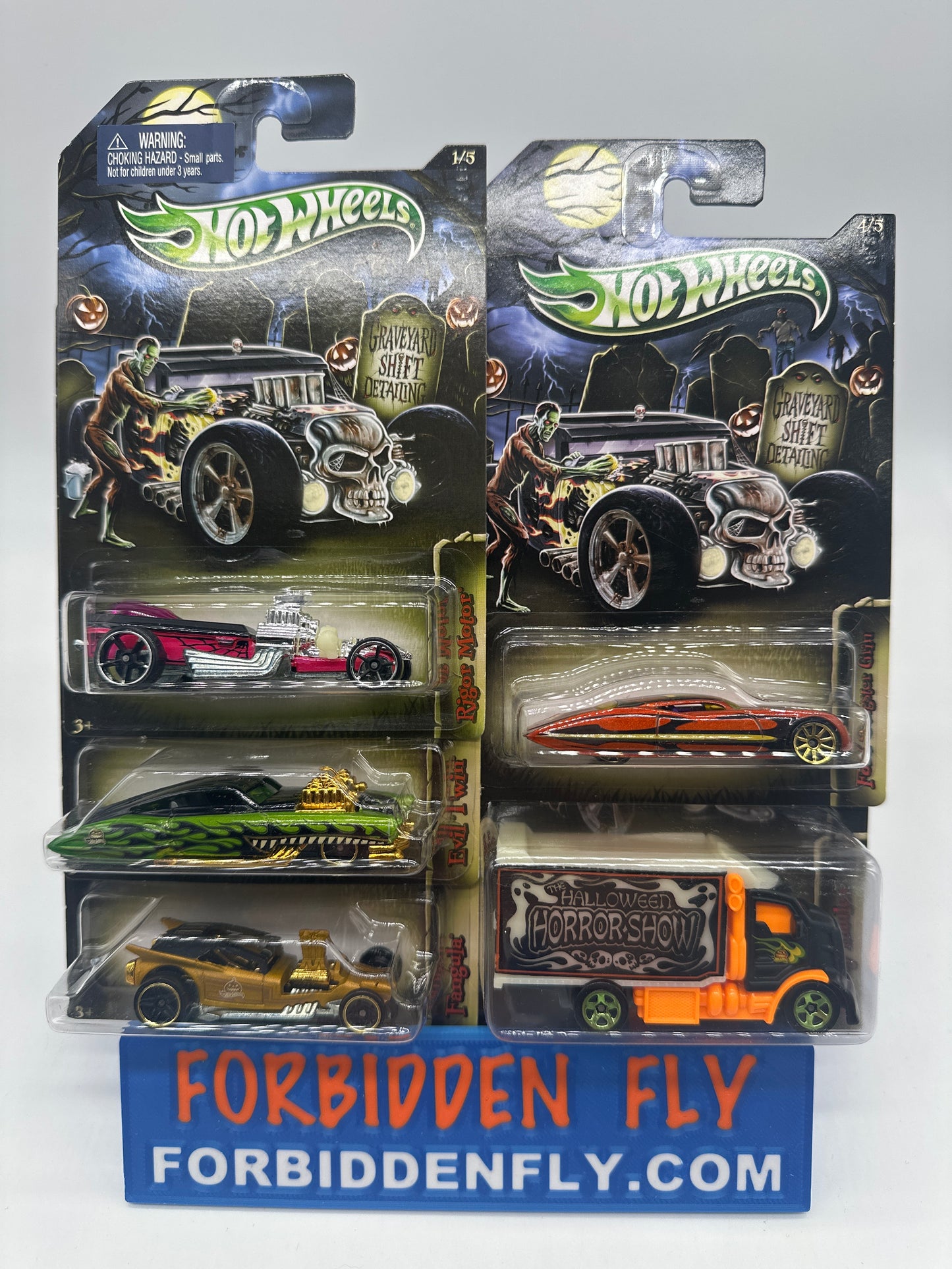 Hot Wheels - 2013 Halloween Series - Complete Set of 5
