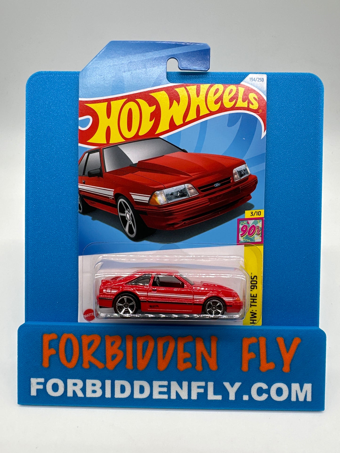 Hot Wheels 2024 K Case - International Card -‘92 Ford Mustang - Red