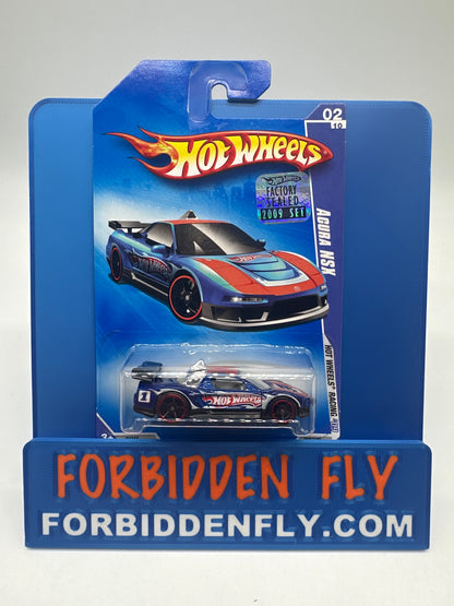 Hot Wheels Mainline - 2009 Factory Stickered - Hot Wheels Racing Series - Acura NSX - Lot Of 2