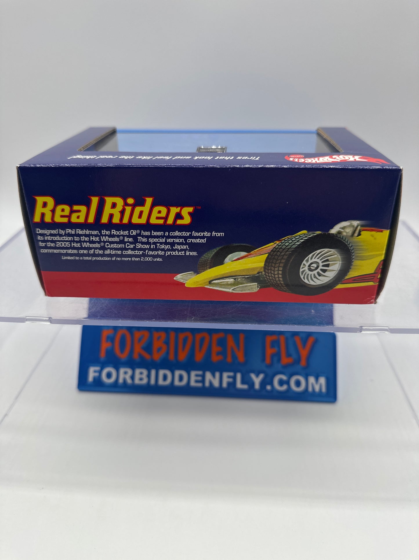 Hot Wheels Collectors - 2005 Custom Car Show Japan Convention Exclusive - Real Riders Blue Rocket Oil
