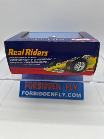 Hot Wheels Collectors - 2005 Custom Car Show Japan Convention Exclusive - Real Riders Blue Rocket Oil