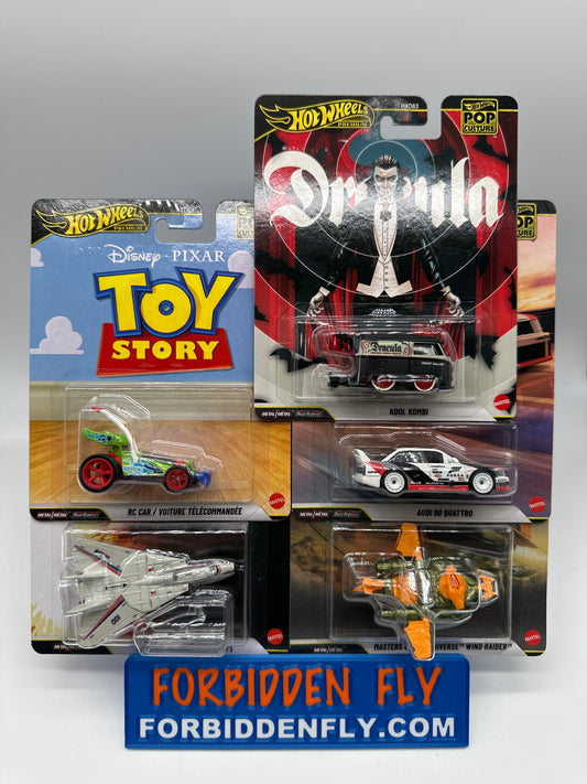 Hot Wheels Premium - Pop Culture 2026 Mix R - Complete Set of 5