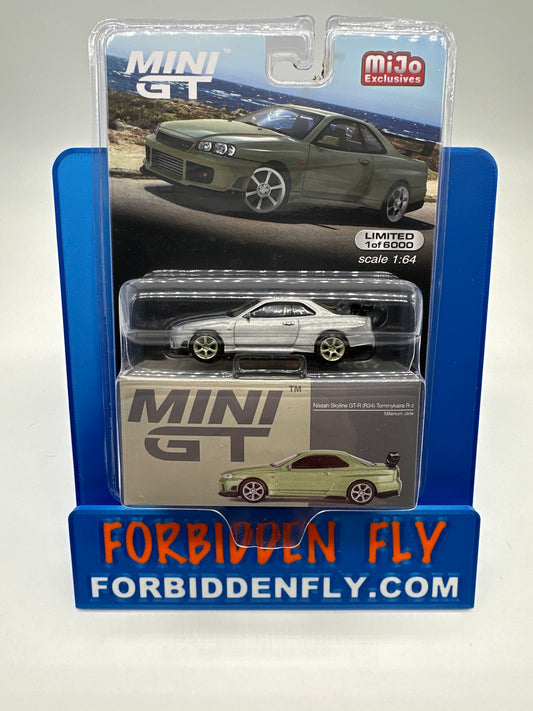 Mini GT Raw Chase #697 - Millenium Jade Nissan Skyline GT-R Tommykaira R-z